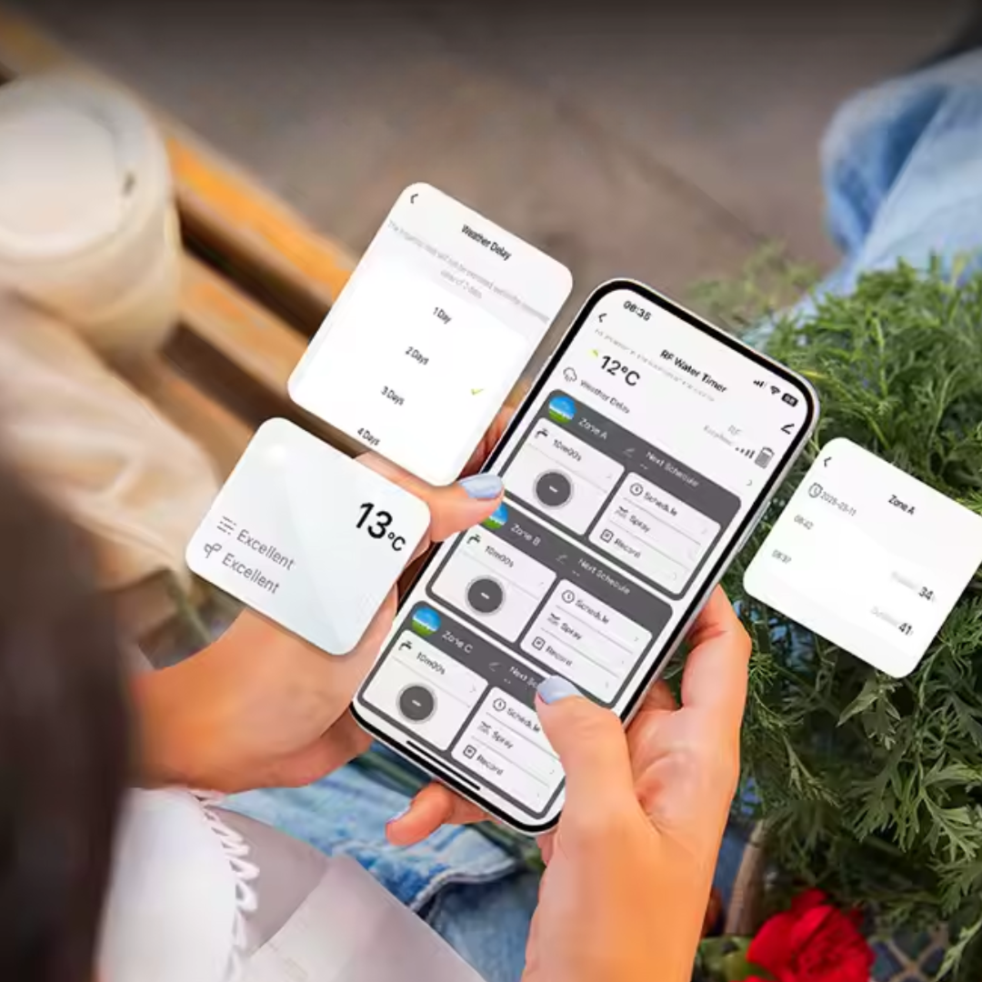 Sterownik nawadniania ogrodu WIFI RF 2 sekcje