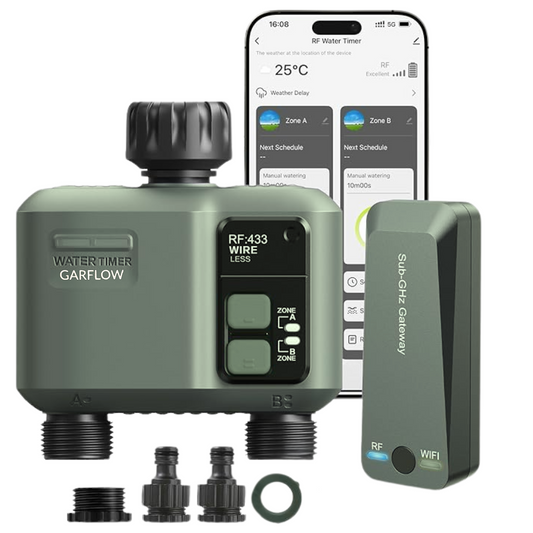 Sterownik nawadniania ogrodu WIFI RF 2 sekcje