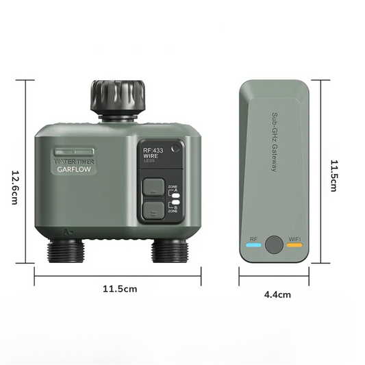 Sterownik nawadniania ogrodu WIFI RF 2 sekcje